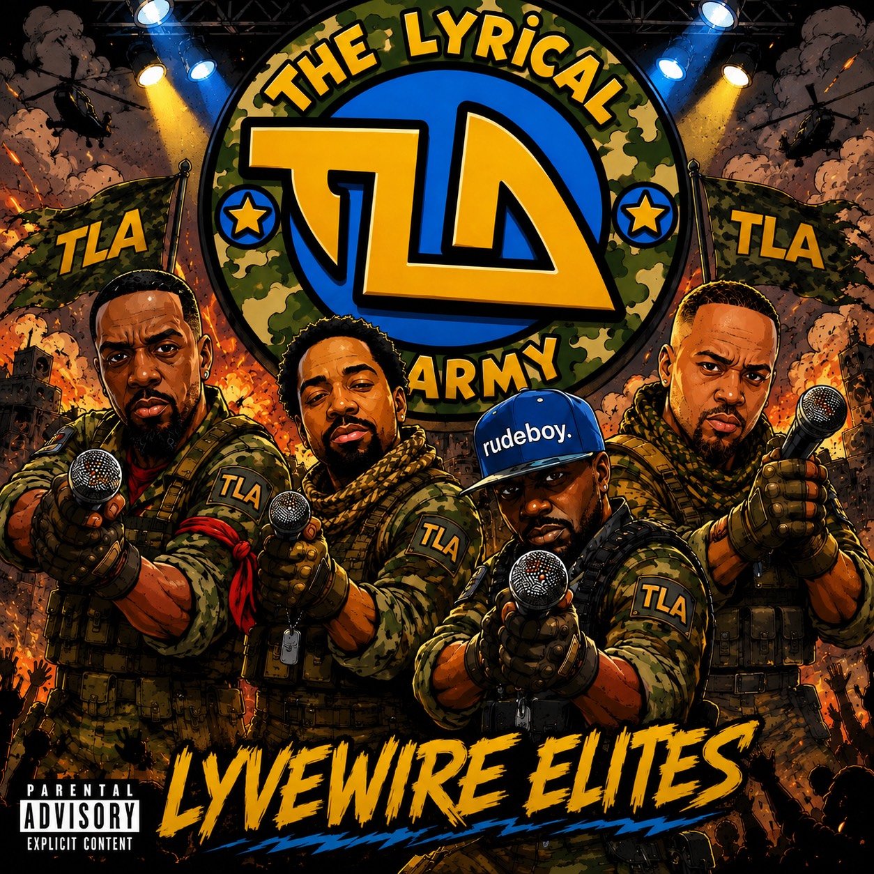T.L.A. The Lyrical Army — Lyrewyre Elites album cover